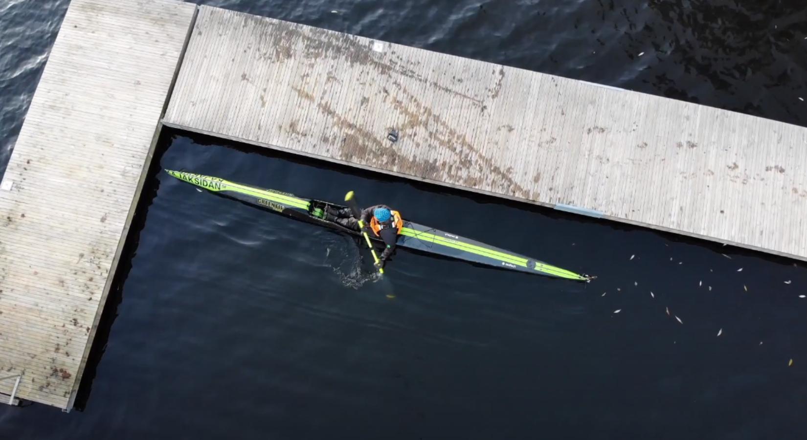 Tekniska grundmanövrar i kajak-Kajaksidan