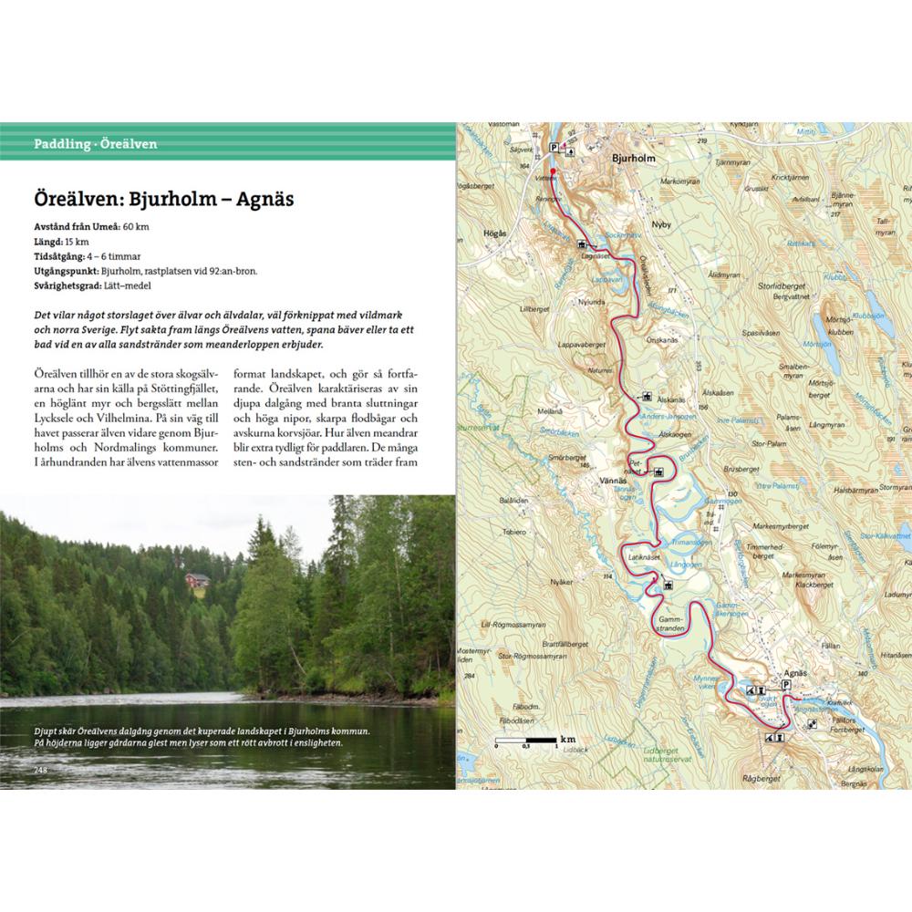 Calazo Friluftsliv kring Umeå, 2a uppl-Kajaksidan