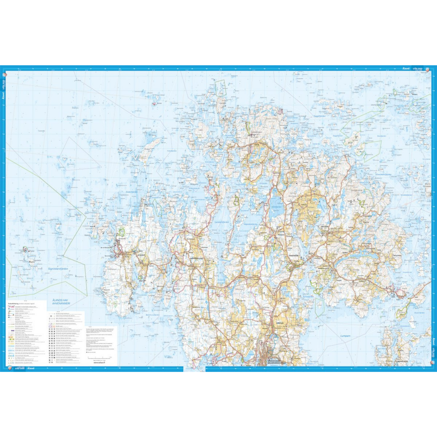 Calazo Karta Tyvek, Åland Ahvenanmaa-Kajaksidan