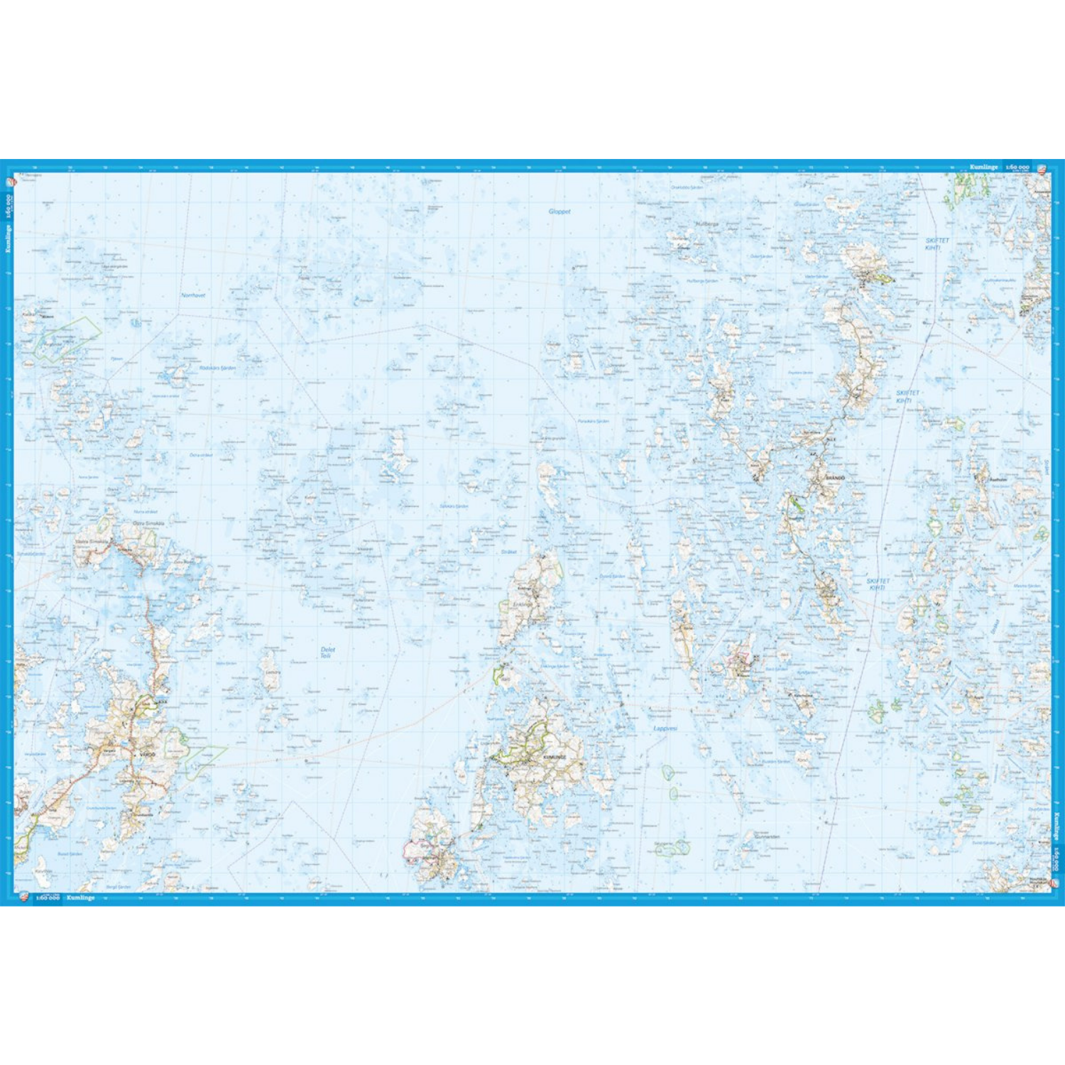 Calazo Karta Tyvek, Åland Ahvenanmaa-Kajaksidan