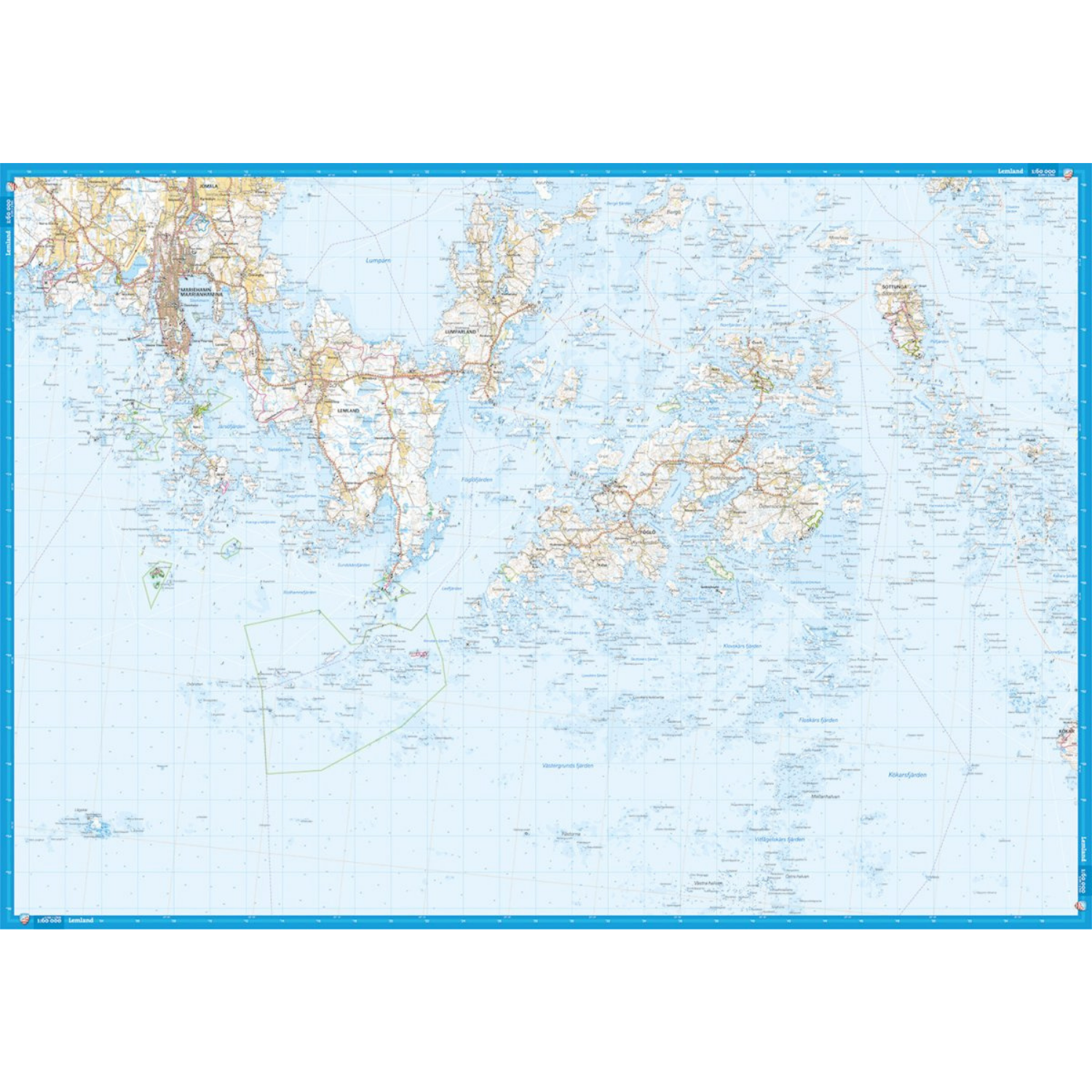 Calazo Karta Tyvek, Åland Ahvenanmaa-Kajaksidan