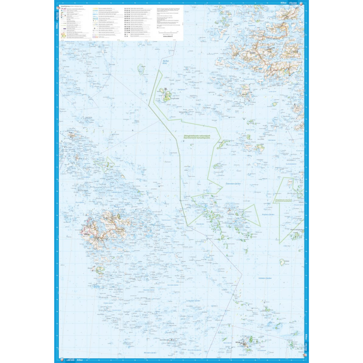 Calazo Karta Tyvek, Åland Ahvenanmaa-Kajaksidan