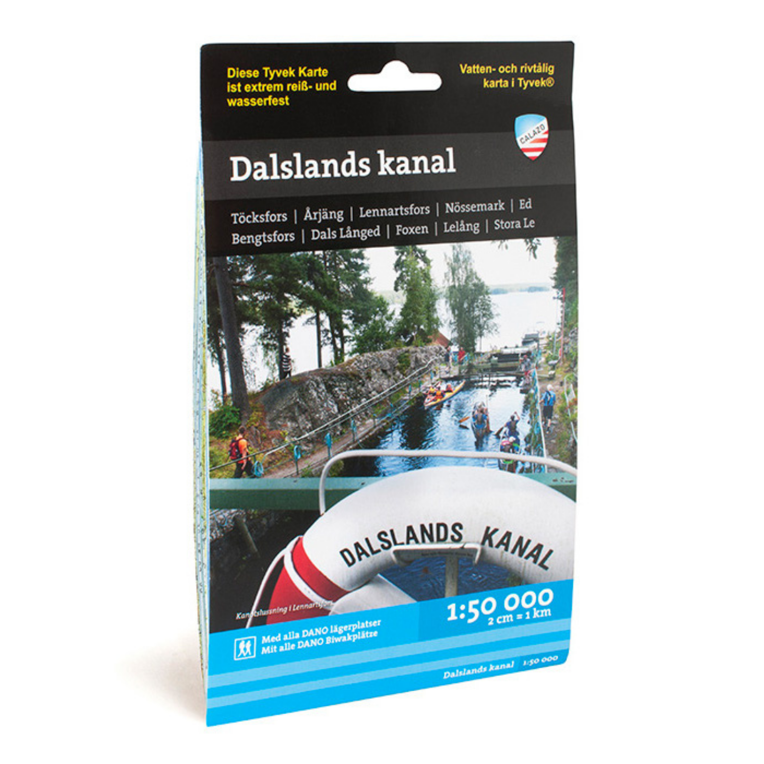 Calazo Karta Tyvek, Dalslands kanal-Kajaksidan