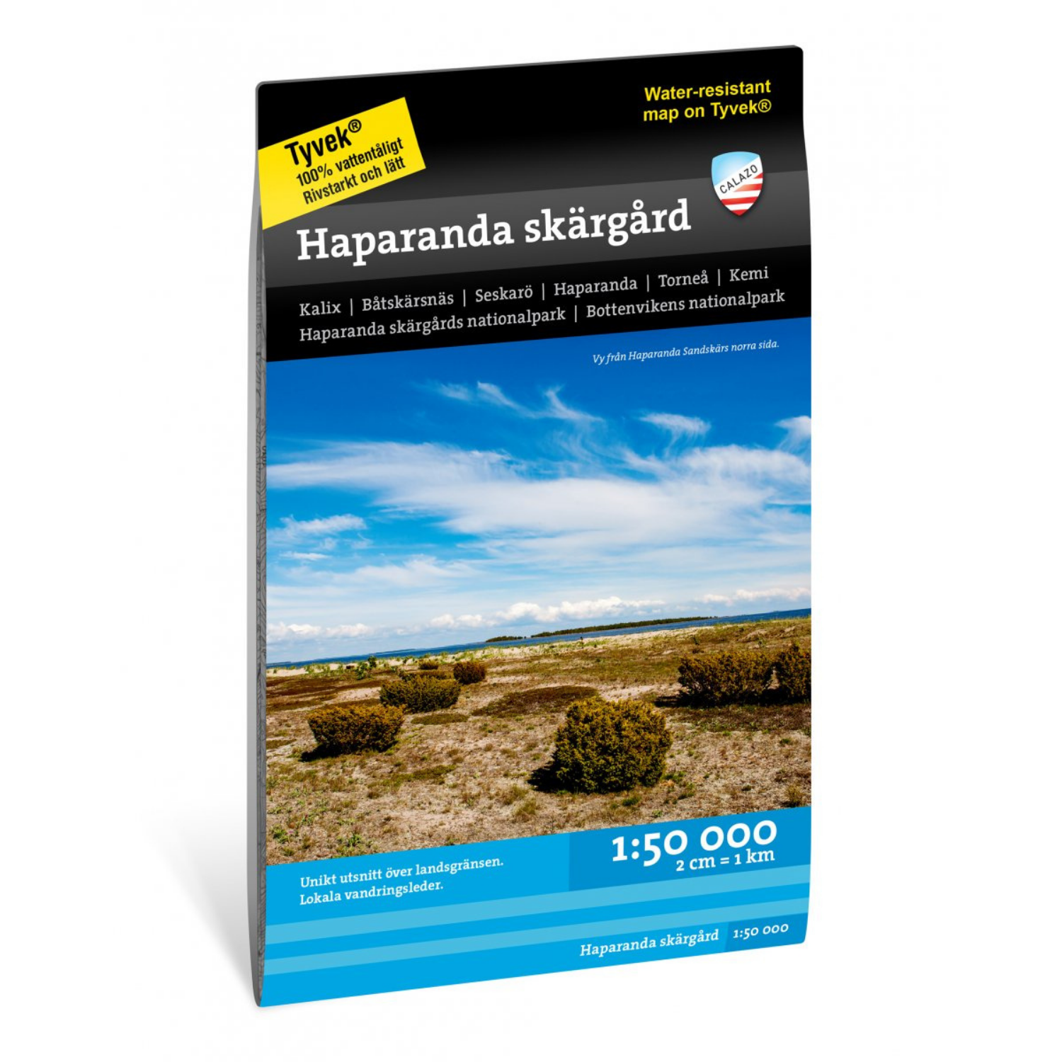 Calazo Karta Tyvek, Haparanda skärgård-Kajaksidan