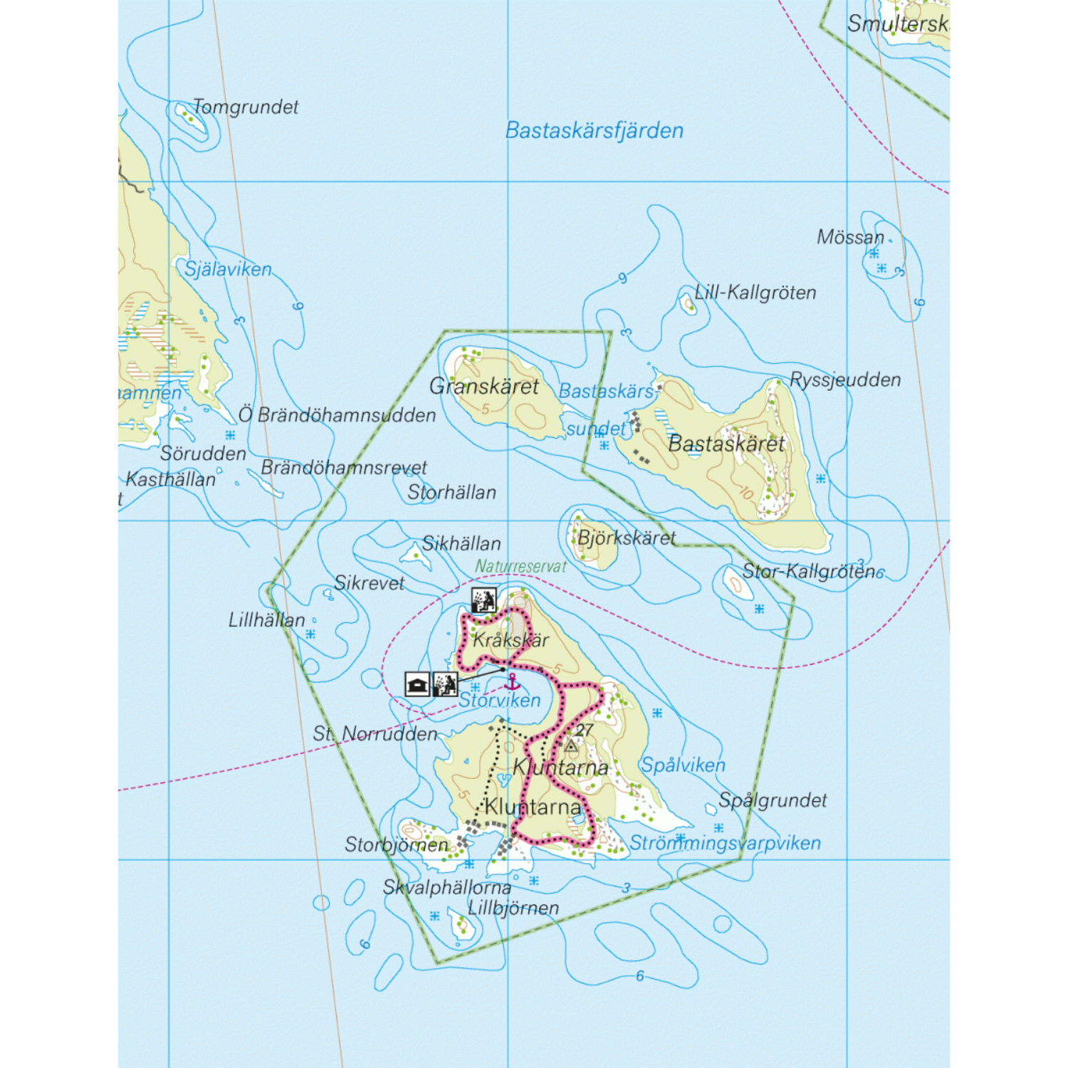 Calazo Karta Tyvek, Piteå & Luleå skärgård-Kajaksidan