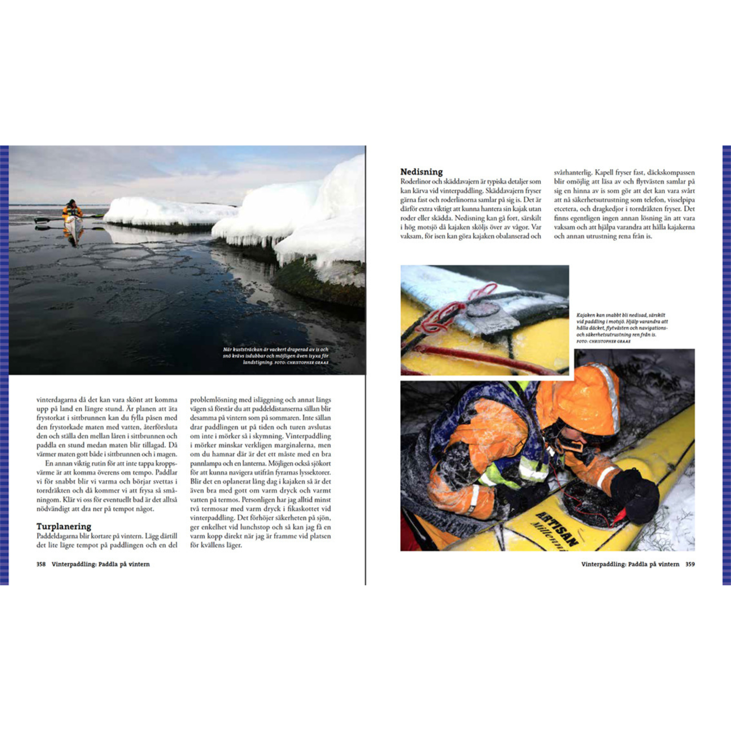 Calazo Stora boken om kajakpaddling-Kajaksidan