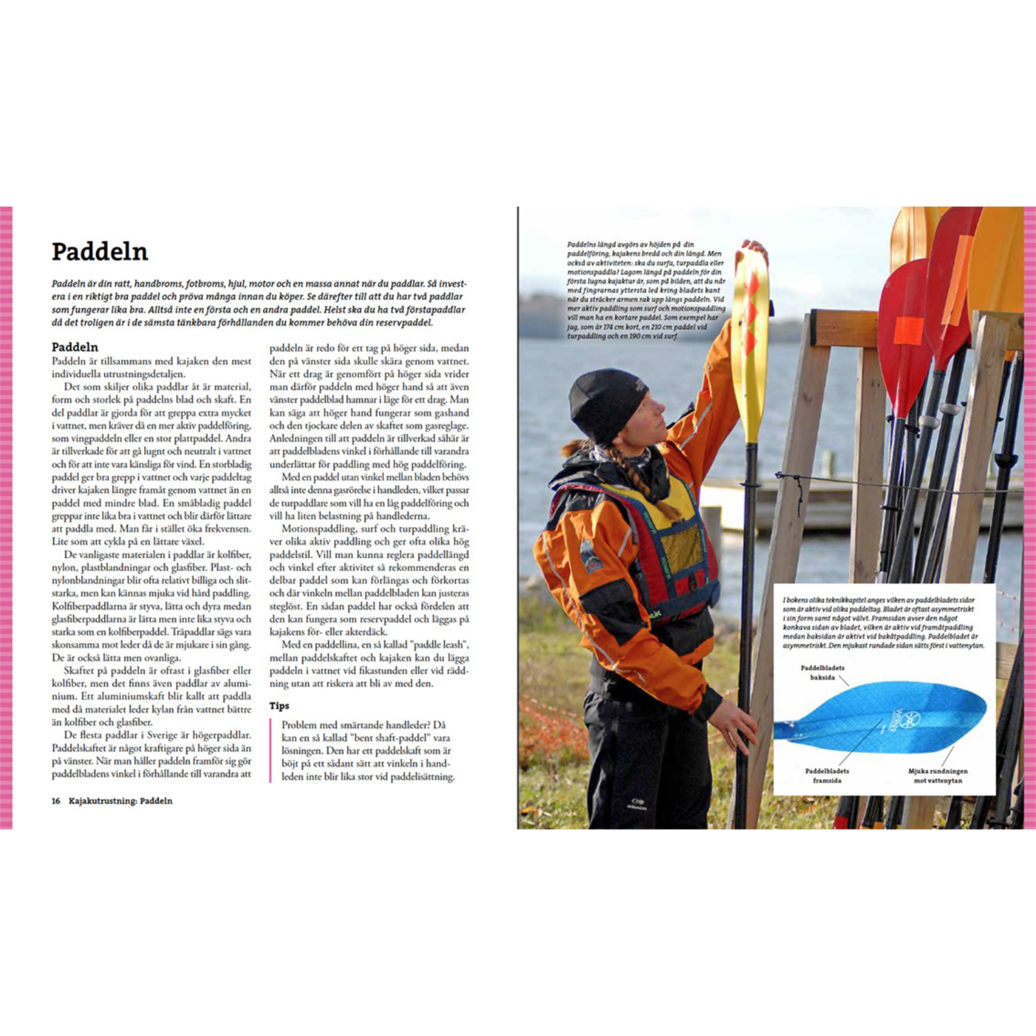 Calazo Stora boken om kajakpaddling-Kajaksidan