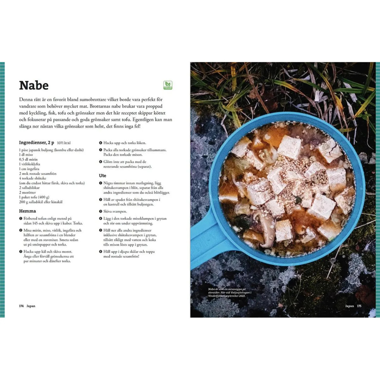 Calazo Vegetarisk turmat-Kajaksidan