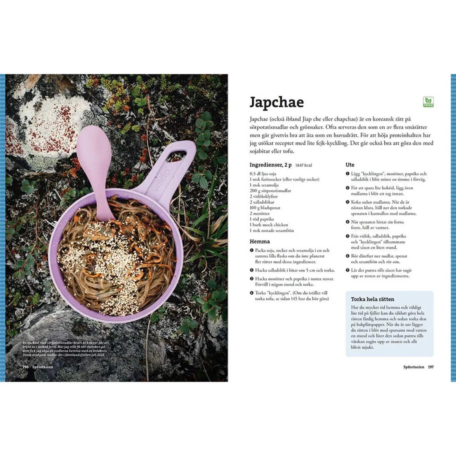 Calazo Vegetarisk turmat-Kajaksidan