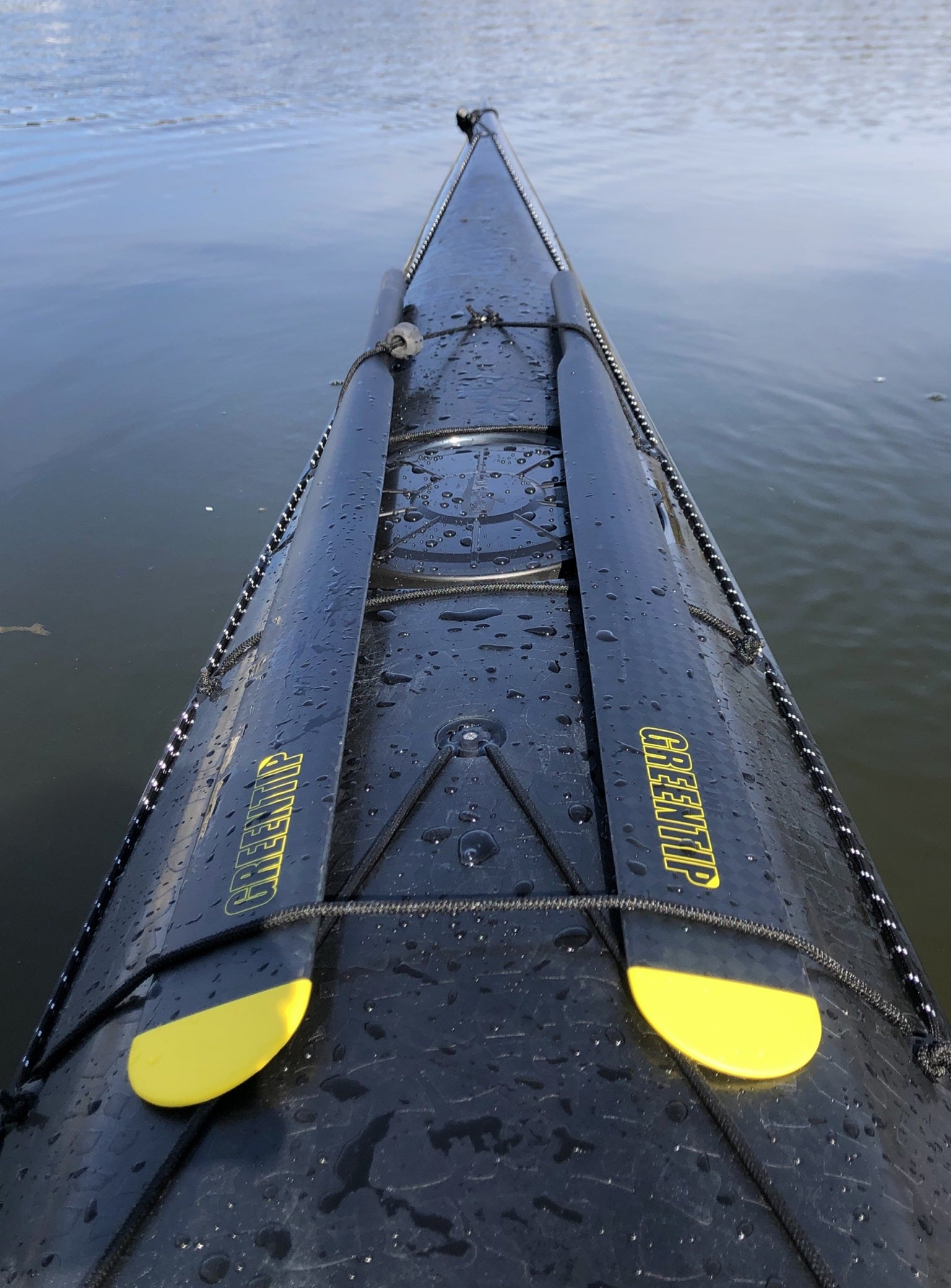 Greentip Aputtaaq grönlandspaddel - Greentip Onyx-Serie-Kajaksidan