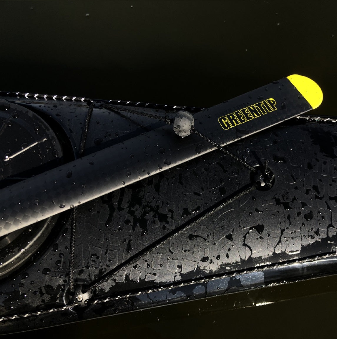 Greentip Aputtaaq grönlandspaddel - Greentip Onyx-Serie-Kajaksidan