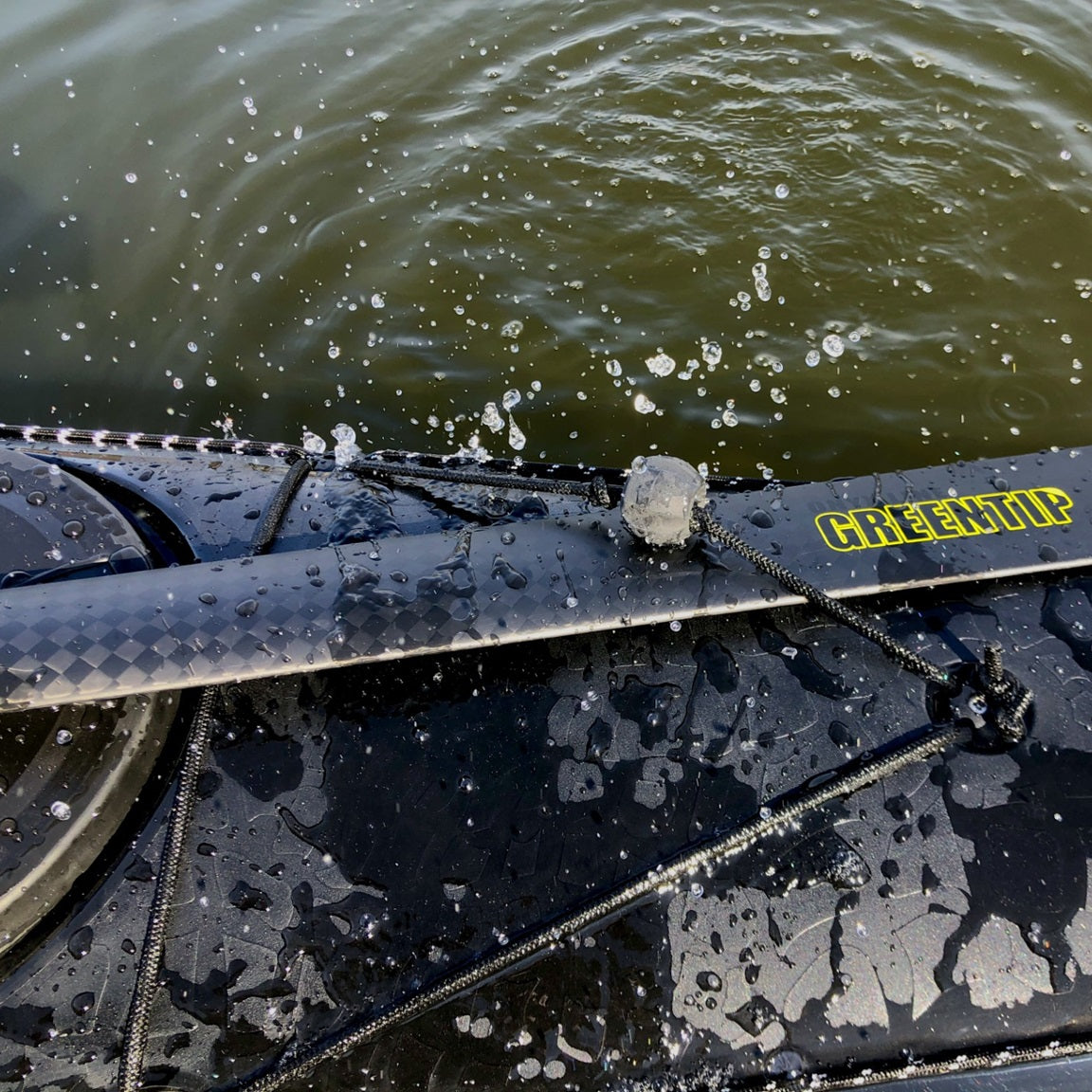 Greentip Aputtaaq grönlandspaddel - Greentip Onyx-Serie-Kajaksidan