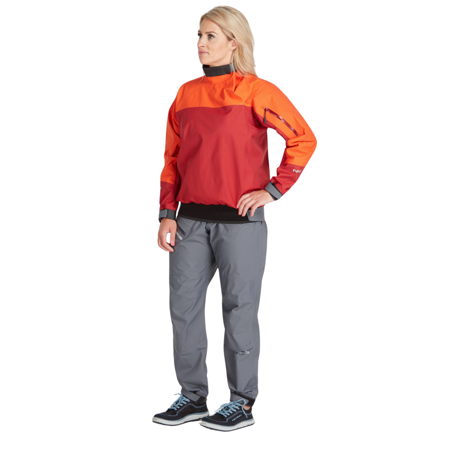 NRS Echo Paddeljacka, Dam-Kajaksidan