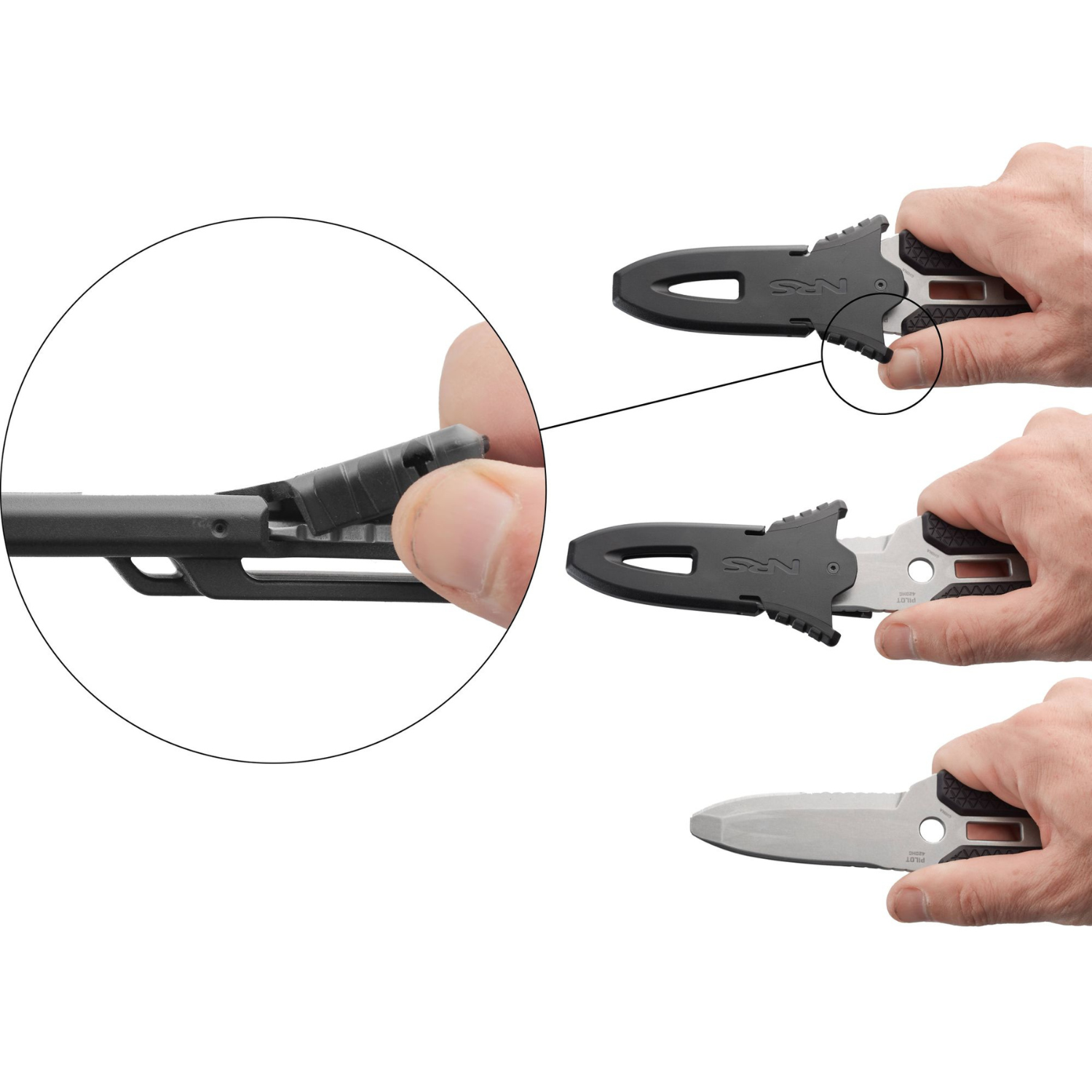 NRS Pilot Kniv-Kajaksidan