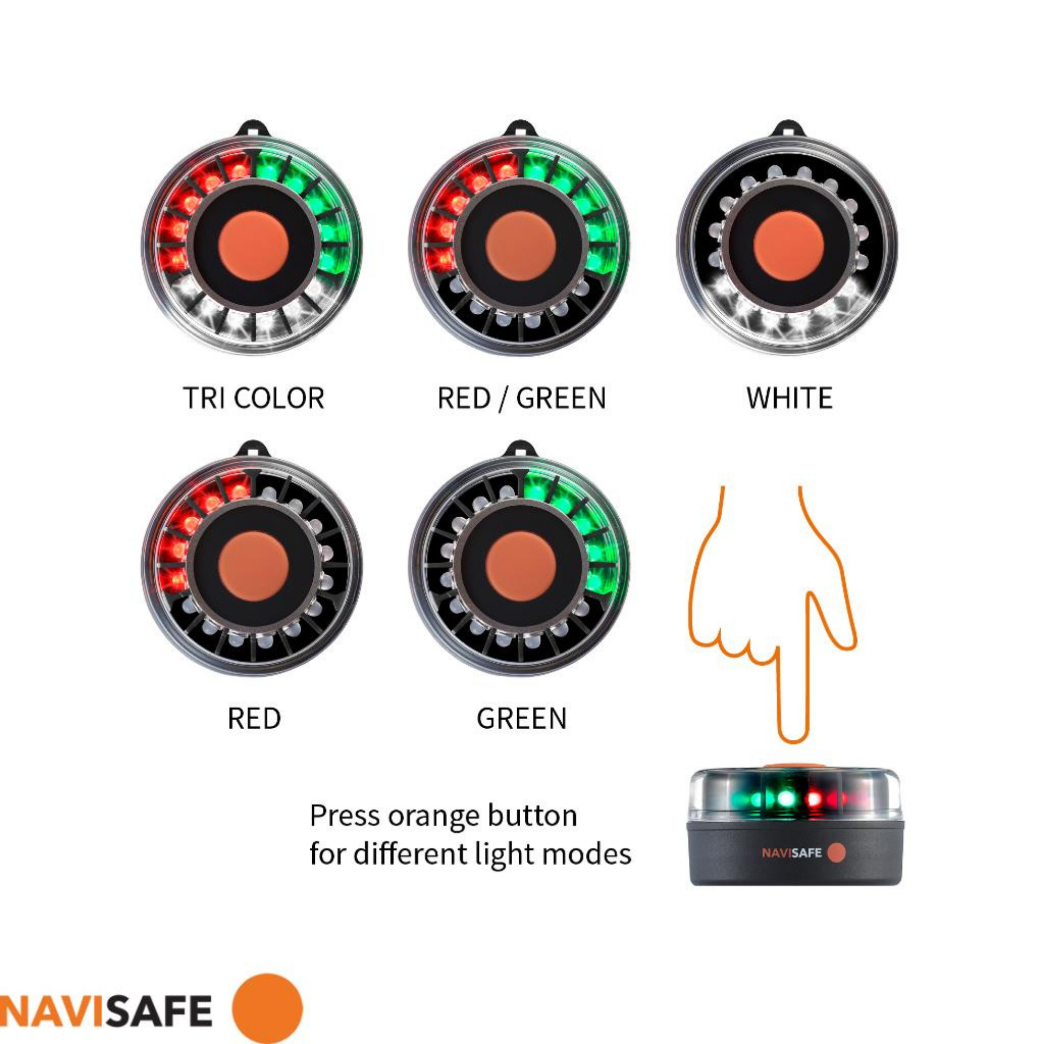 Navi Light TriColor Lanterna-Kajaksidan
