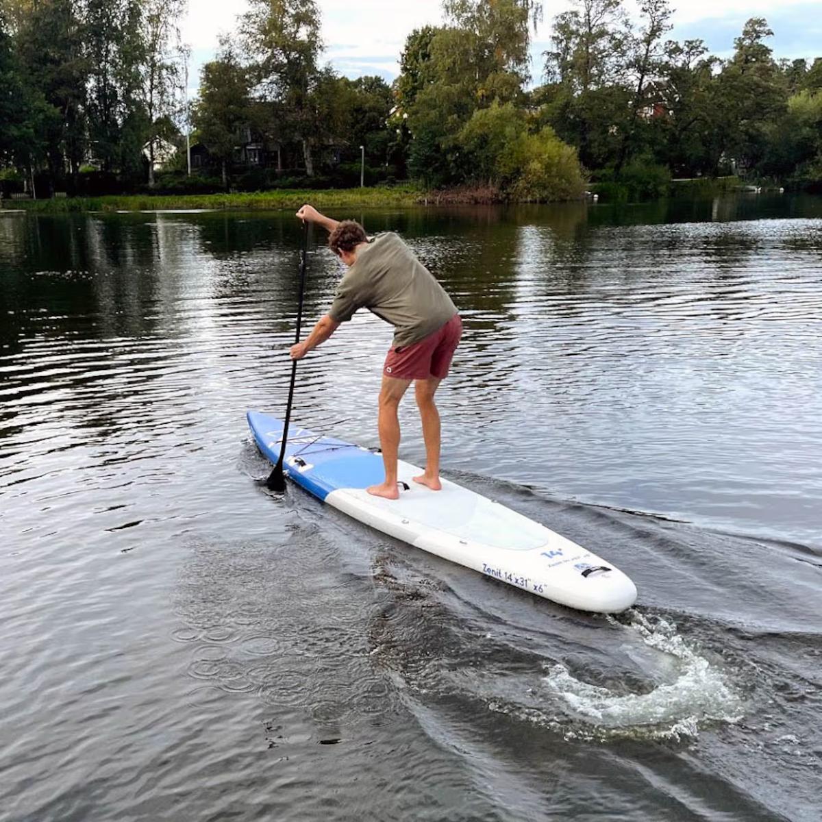 SUN 14.0 Zenit Uppblåsbar SUP-bräda-Kajaksidan