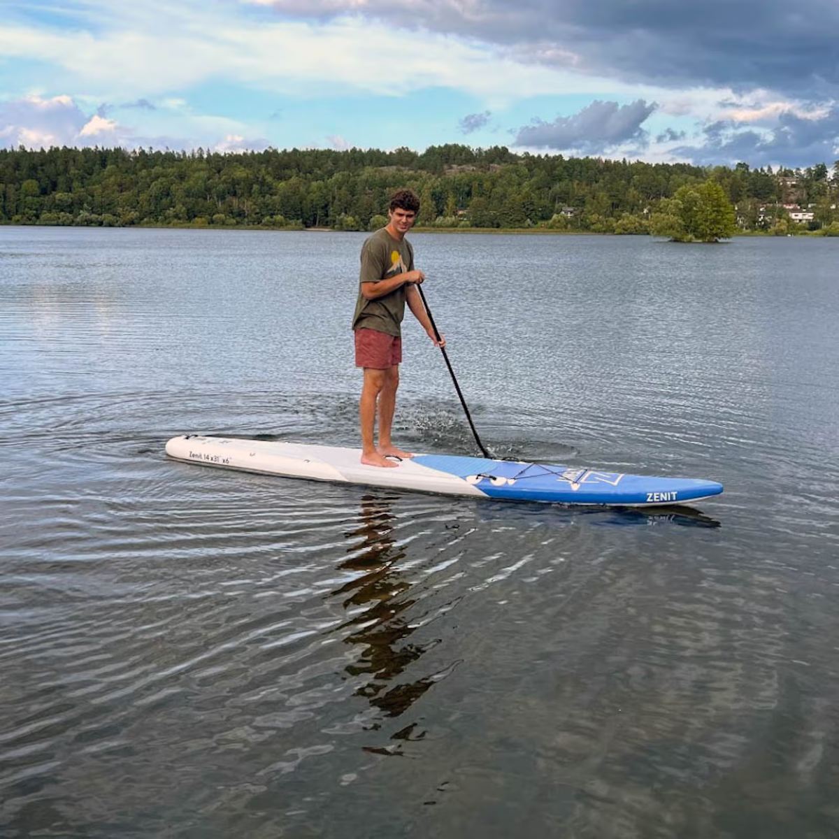 SUN 14.0 Zenit Uppblåsbar SUP-bräda-Kajaksidan