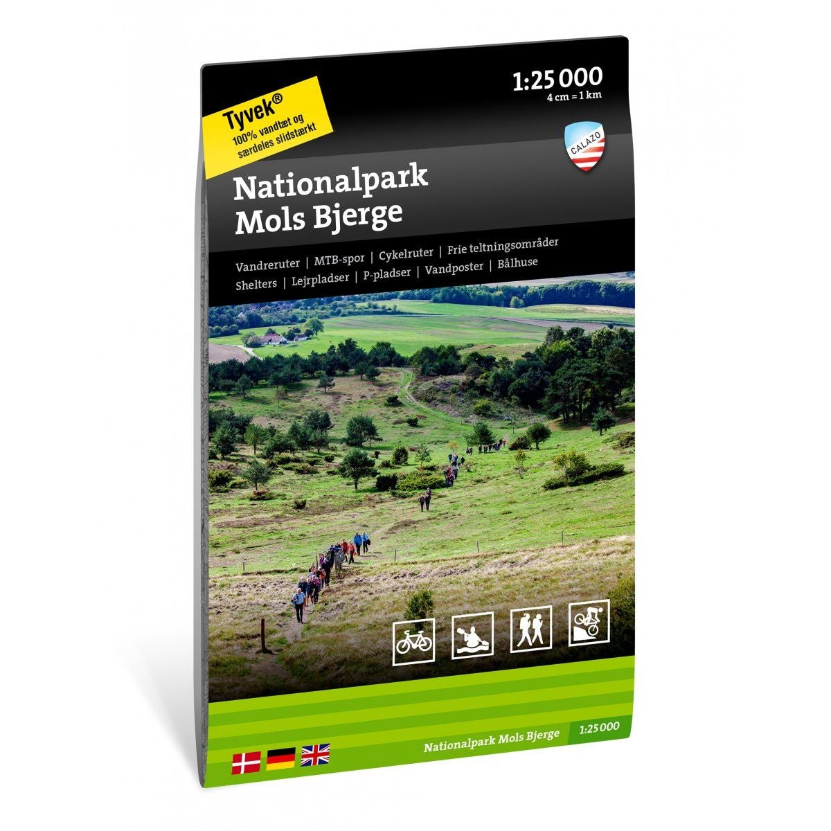 Calazo Karta Tyvek, Nationalpark Mols bjerge-Kajaksidan