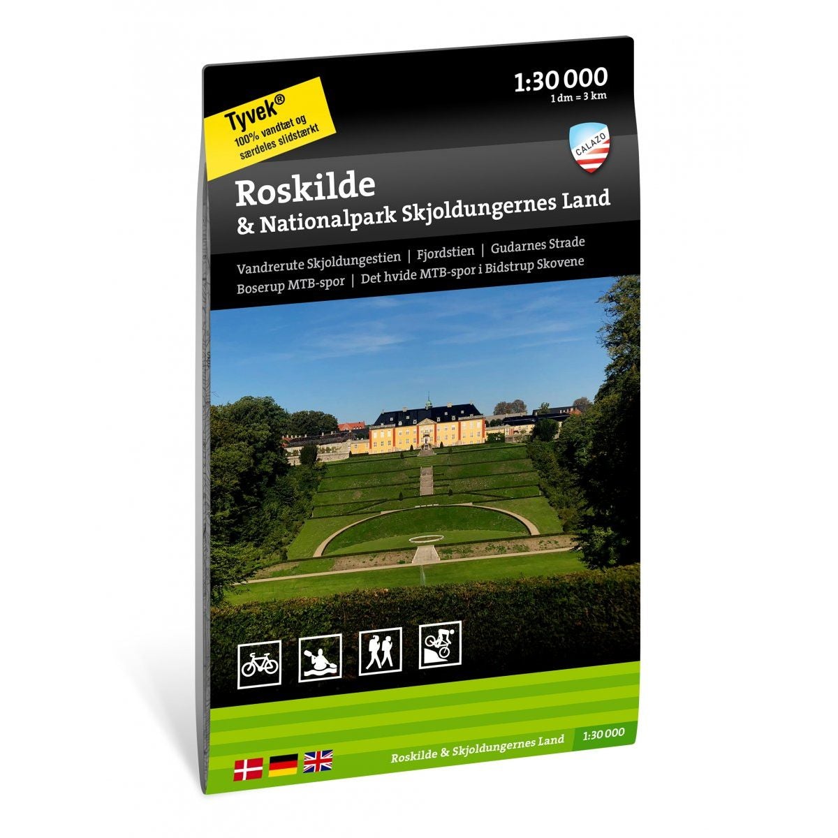 Calazo Karta Tyvek, Roskilde & Nationalpark Skjoldungernes land-Kajaksidan
