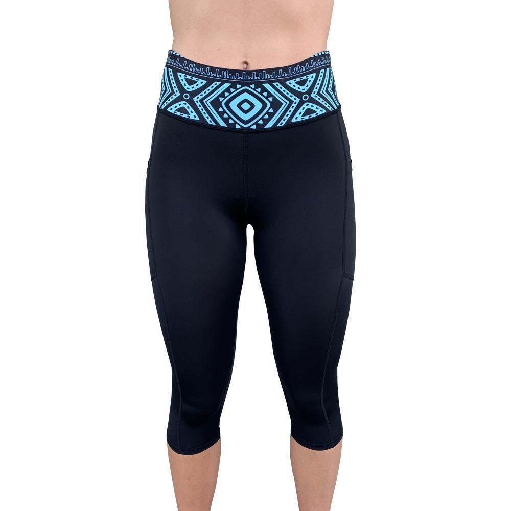 ENDAST XS & S - Vaikobi Activ UV 3/4 Leggings, Dam-Kajaksidan