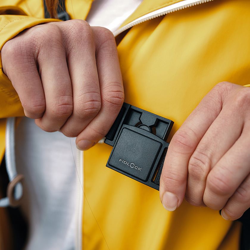 Fidlock Vattentätt Fodral, Sling bag-Kajaksidan