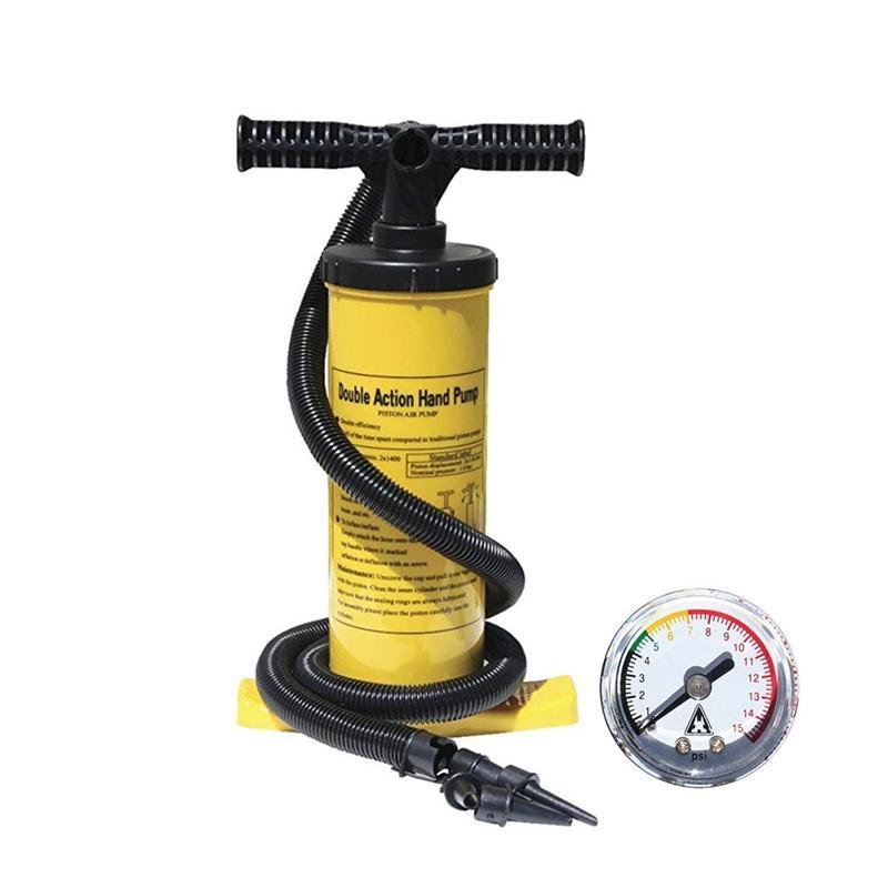 Handpump dubbelverkande med manometer-Kajaksidan