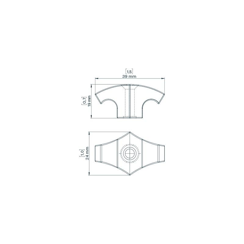 Kajaksport Linhållare T-formad, 4-pack-Kajaksidan