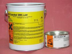 NM Epoxi Spackel 206 Lätt 1.9kg-Kajaksidan