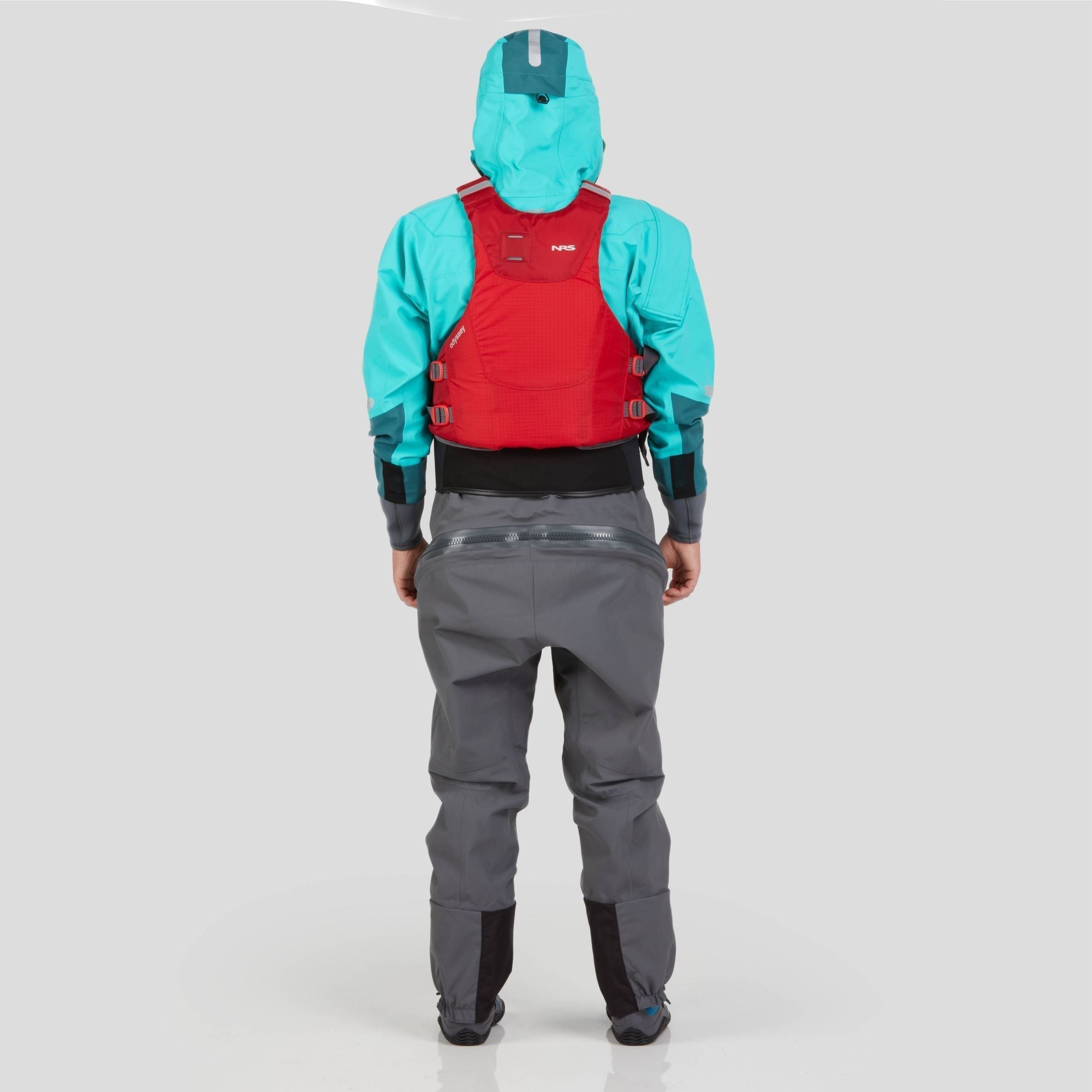 NRS Navigator Comfort-Neck GORE-TEX Pro Torrdräkt, Dam-Kajaksidan