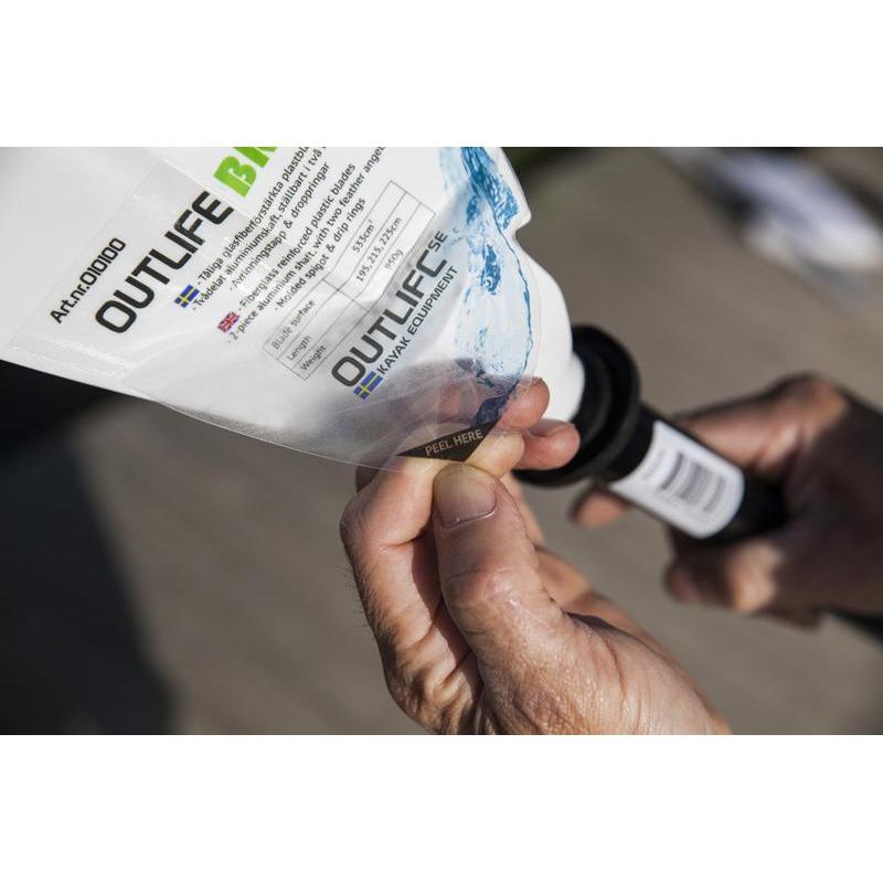 Outlife Breeze Touringpaddel, 2-delad-Kajaksidan
