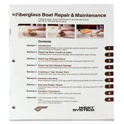 West System Fibreglass repairs-Kajaksidan