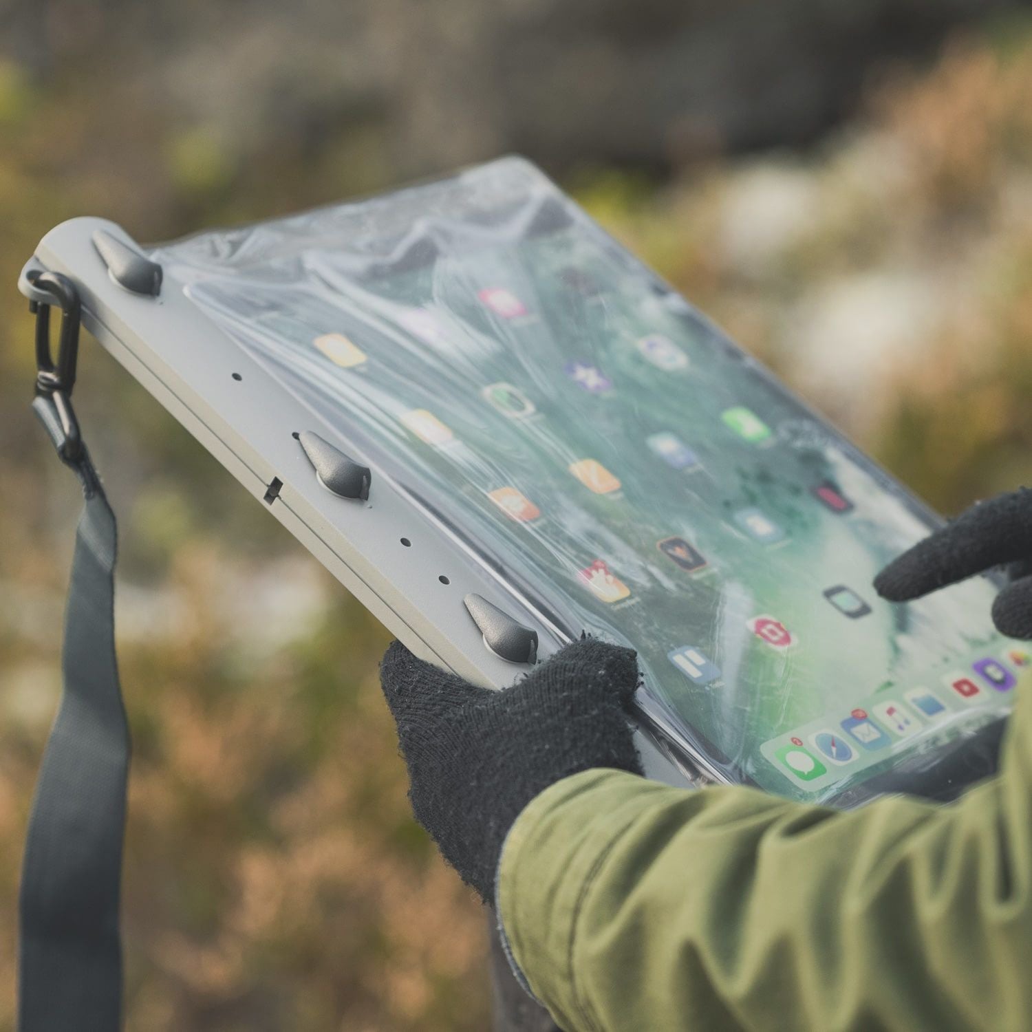 Aquapac Vattentätt Fodral Tablet, Landscape-Kajaksidan