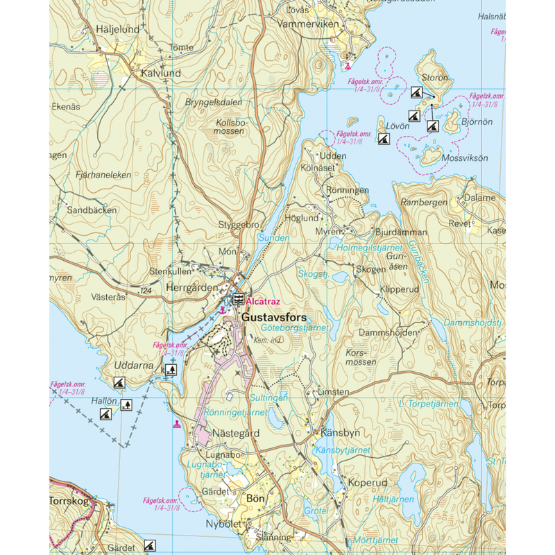 Calazo Karta Tyvek, Dalslands kanal-Kajaksidan