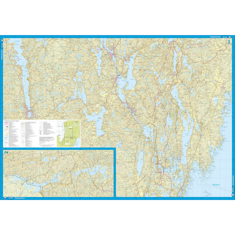 Calazo Karta Tyvek, Dalslands kanal-Kajaksidan