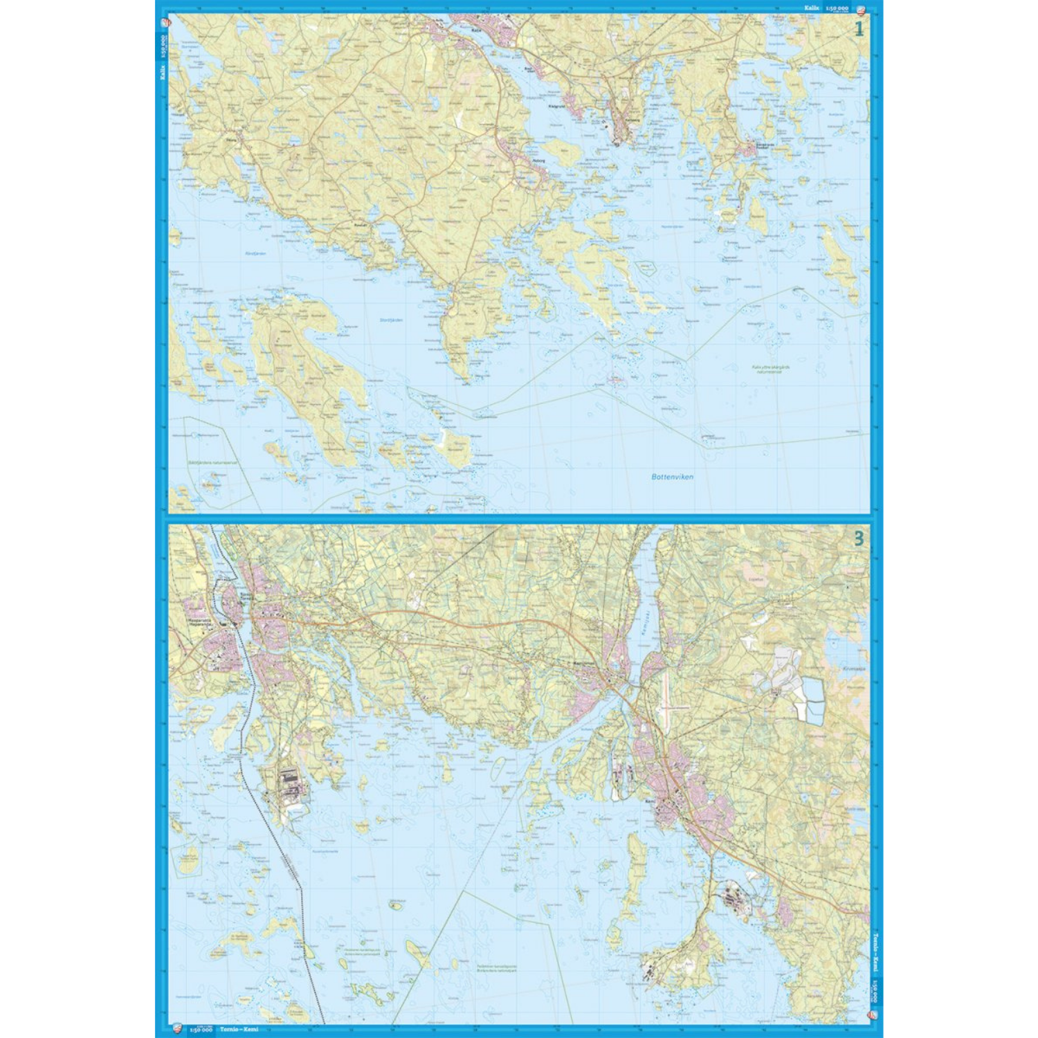 Calazo Karta Tyvek, Haparanda skärgård-Kajaksidan