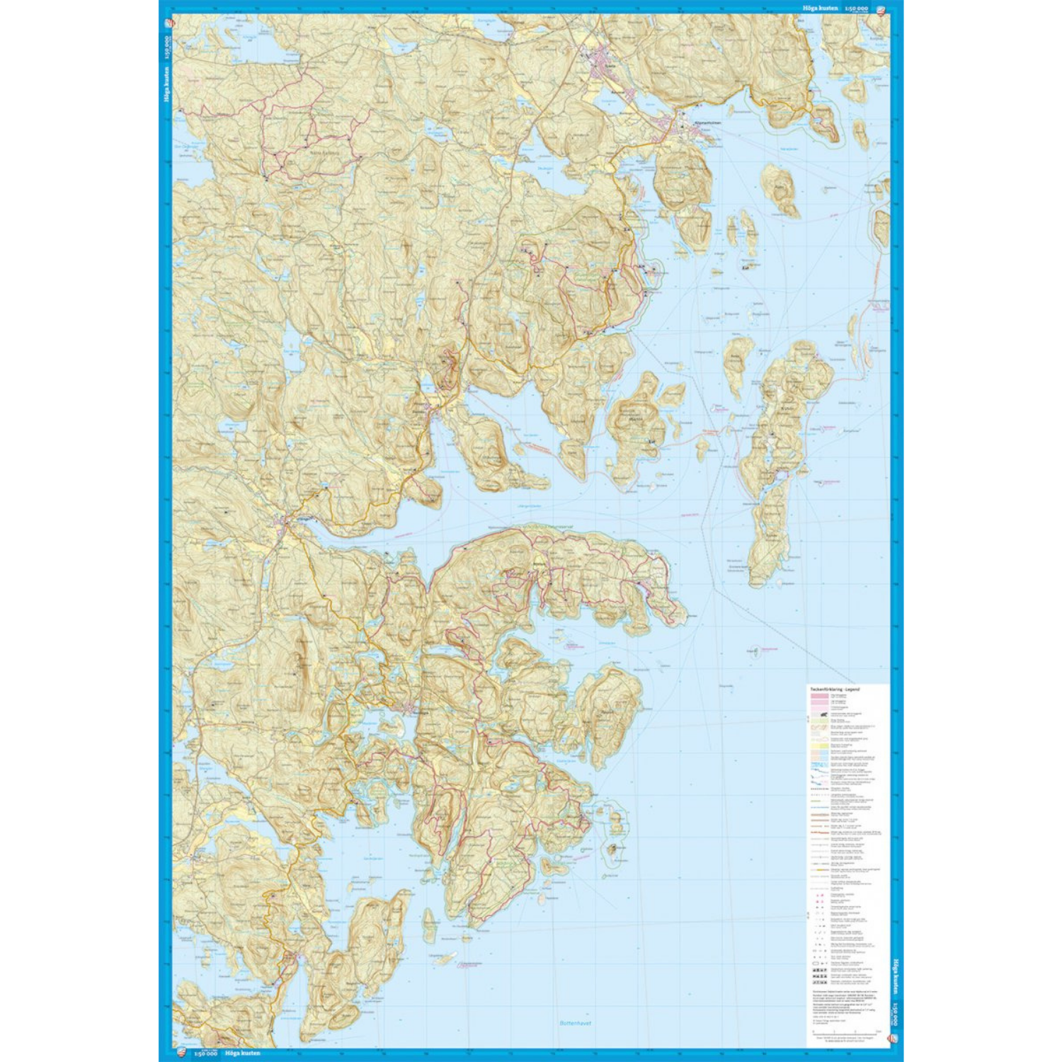 Calazo Karta Tyvek, Höga Kusten-Kajaksidan