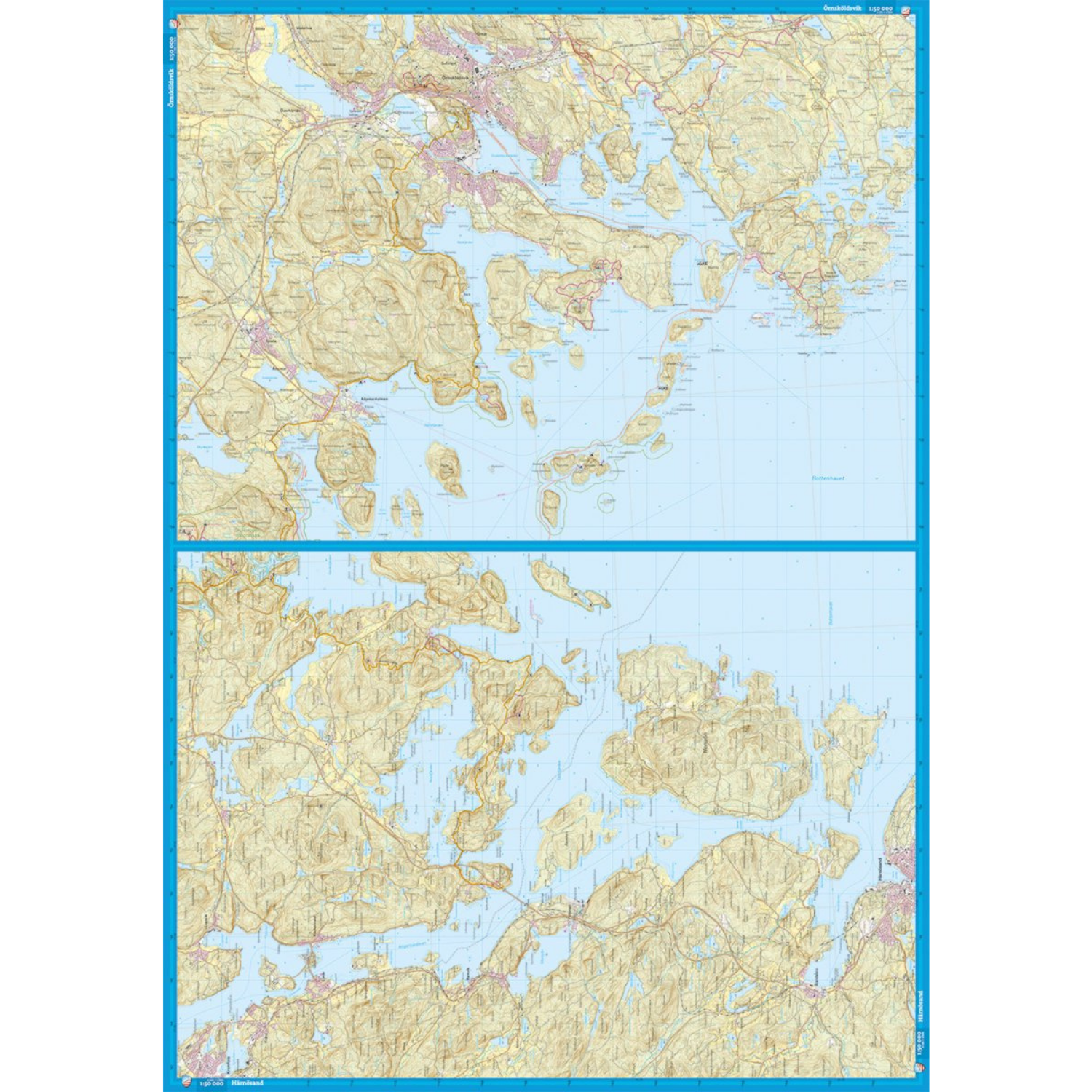 Calazo Karta Tyvek, Höga Kusten-Kajaksidan