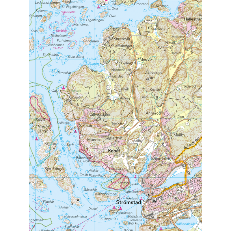 Calazo Karta Tyvek, Norra Bohuslän-Kajaksidan