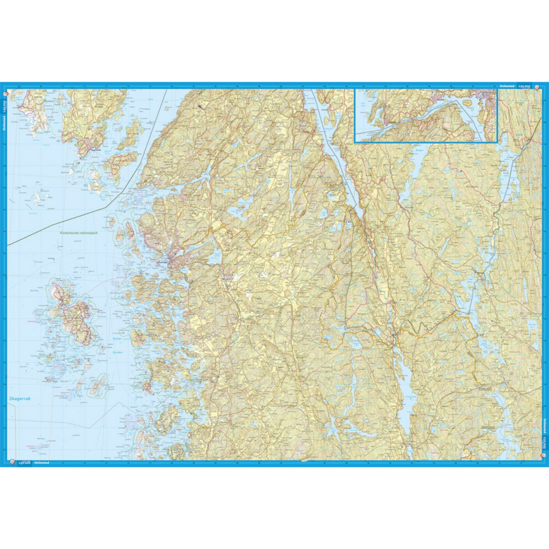 Calazo Karta Tyvek, Norra Bohuslän-Kajaksidan
