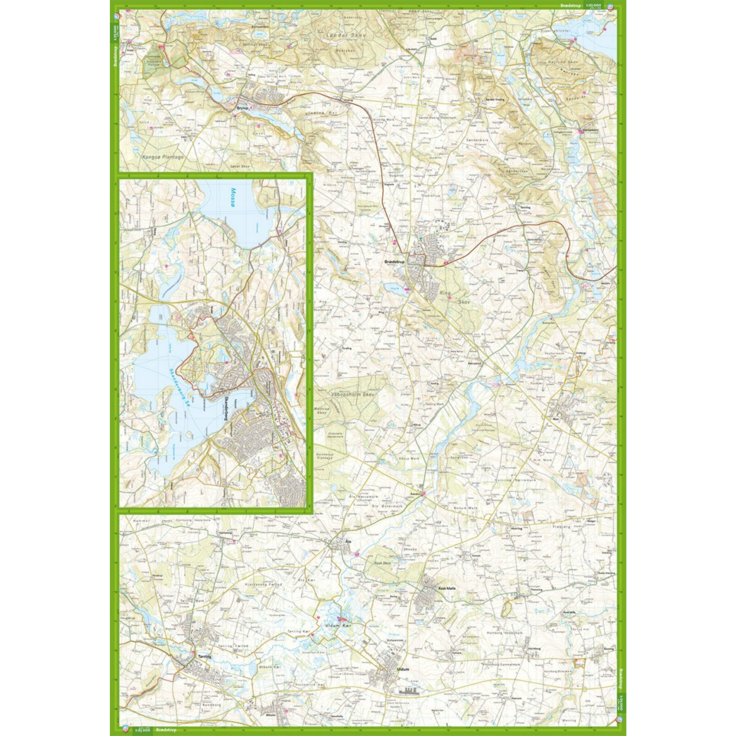 Calazo Karta Tyvek, Silkeborg & Søhøjlandet-Kajaksidan
