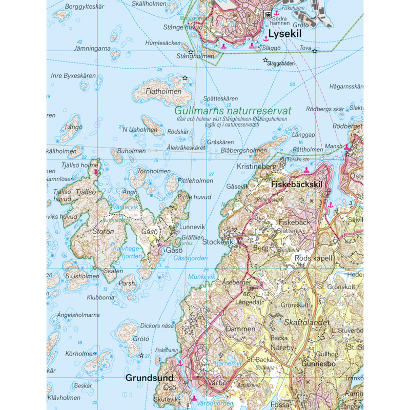 Calazo Karta Tyvek, Södra Bohuslän-Kajaksidan