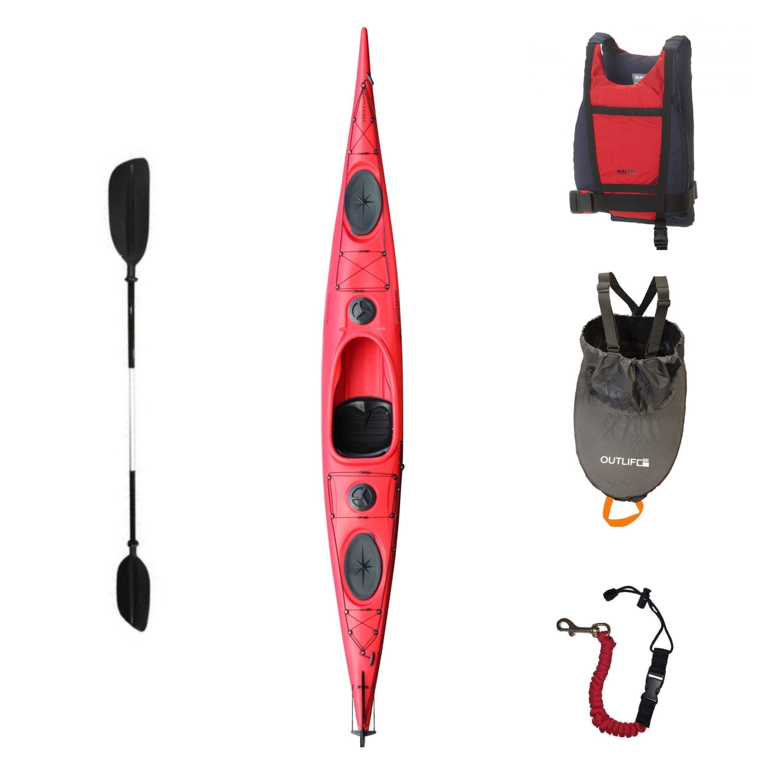 Kajakpaket Vento Arc 4.9-Kajaksidan