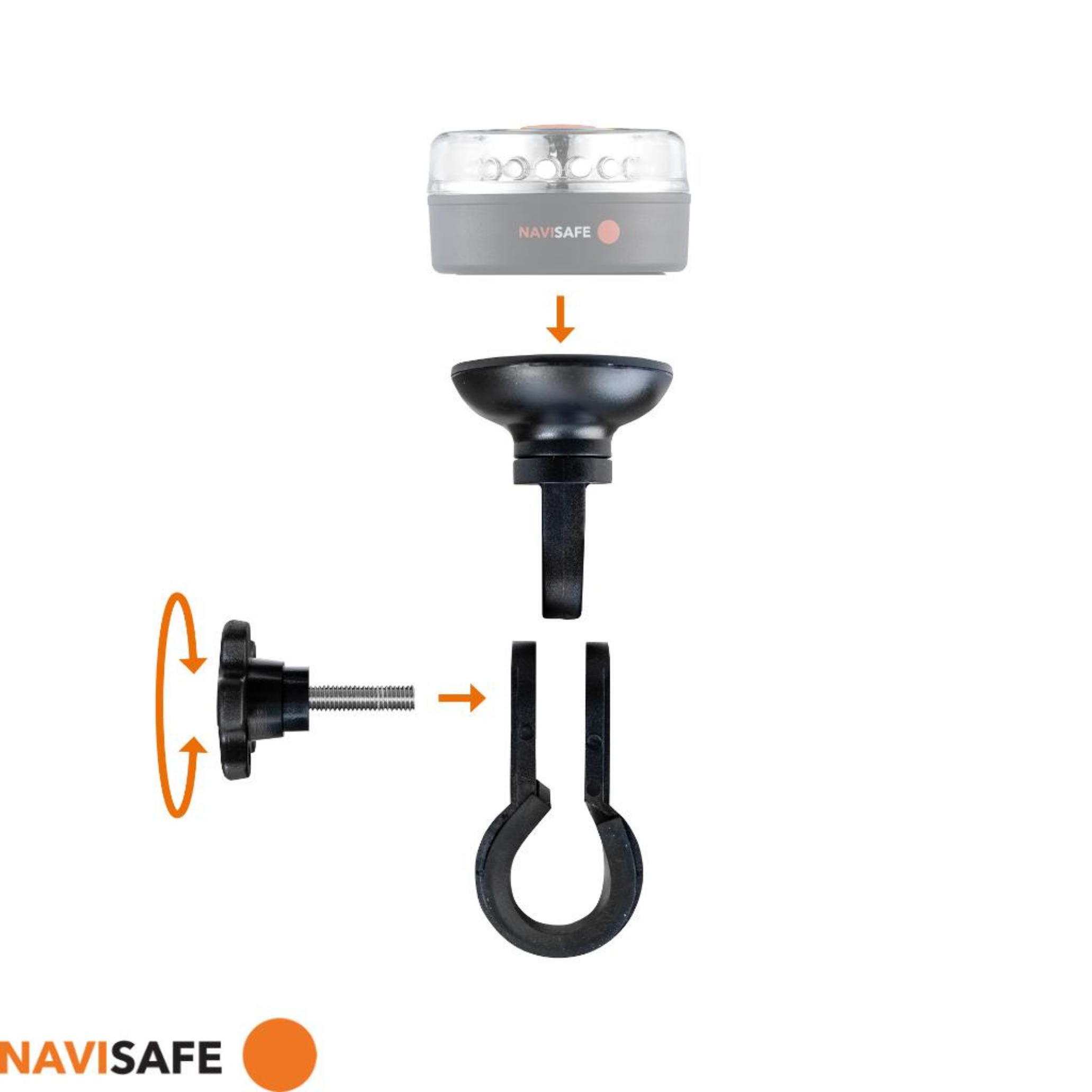 Navi Light Clamp-on railmount-Kajaksidan