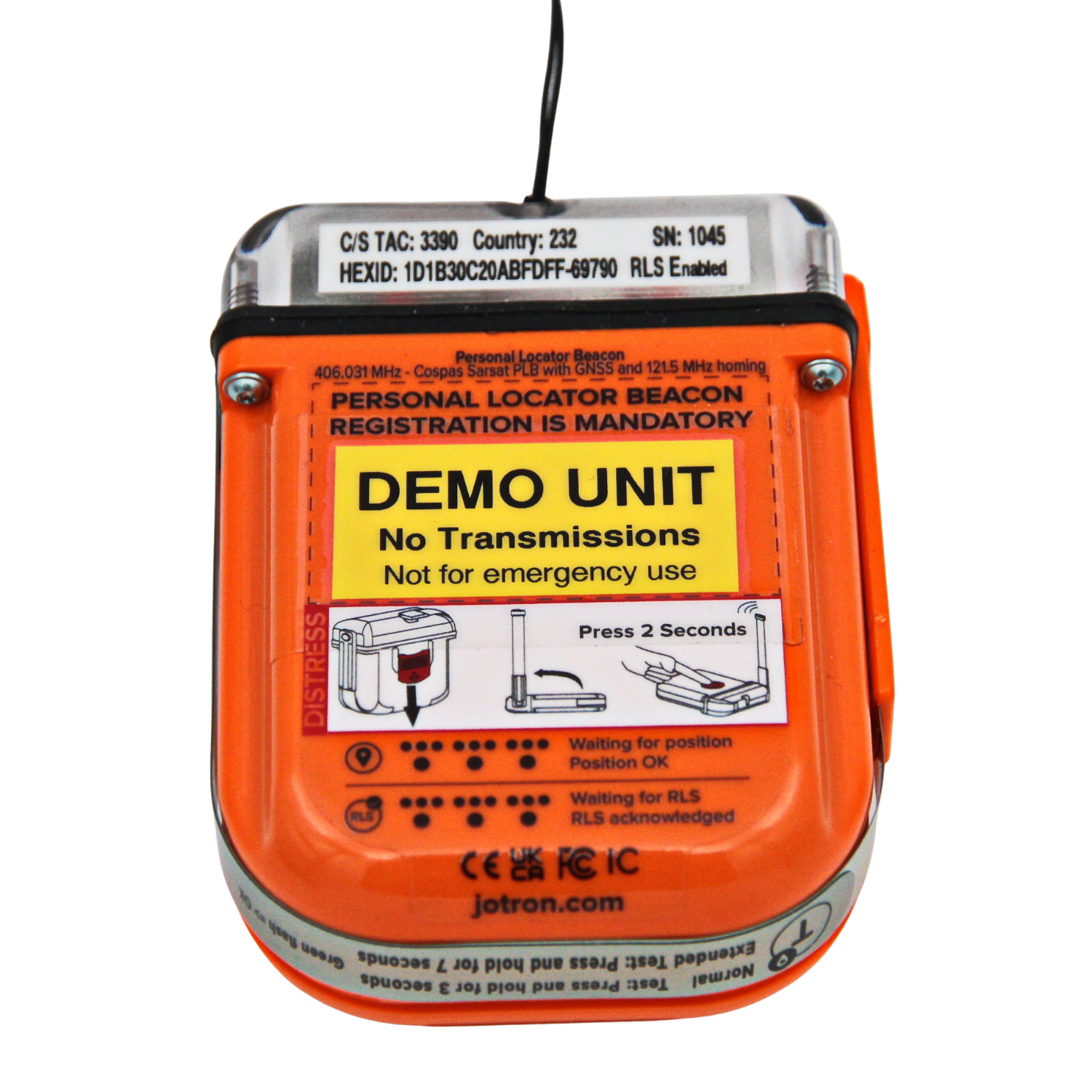 Personal Locator Beacon Tron SA20 PLB-Kajaksidan