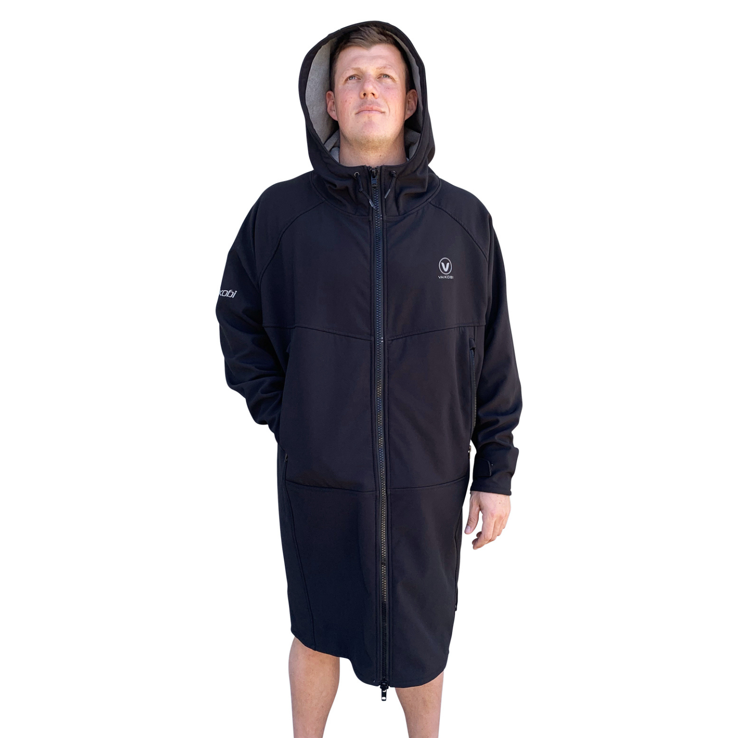 Vaikobi Beach Coat - Fleecefodrad-Kajaksidan