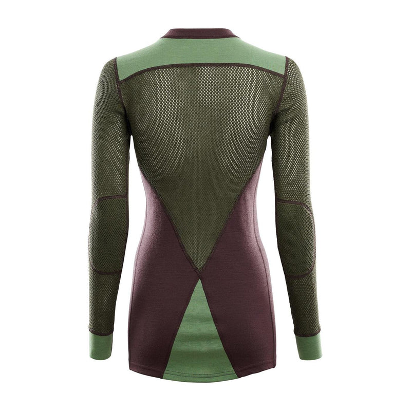 Aclima WoolNet Hybrid Crew Neck Underställströja, Dam-Kajaksidan