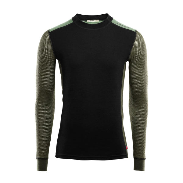 Aclima WoolNet Hybrid Crew Neck Underställströja, Herr-Kajaksidan