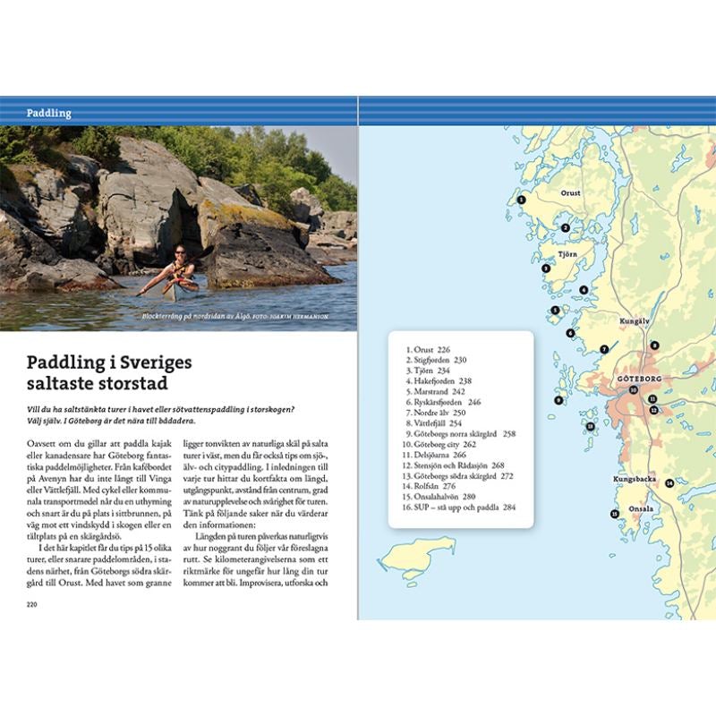 Calazo Göteborgs friluftsliv, 2a uppl-Kajaksidan