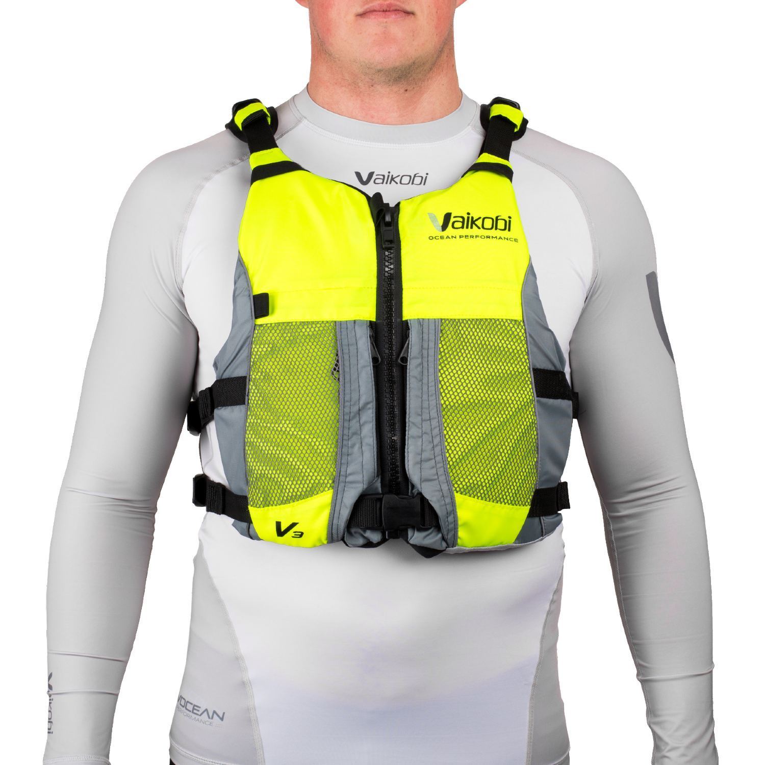 ENDAST XS & XL - Vaikobi V3 Ocean Racing Flytväst-Kajaksidan