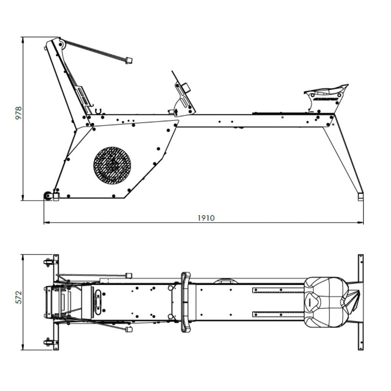KayakFirst Bull Paddelmaskin Kajak-Kajaksidan